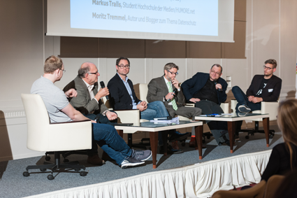 Panel "Datenhunger vs. Datenschutz" auf der SMK 2014